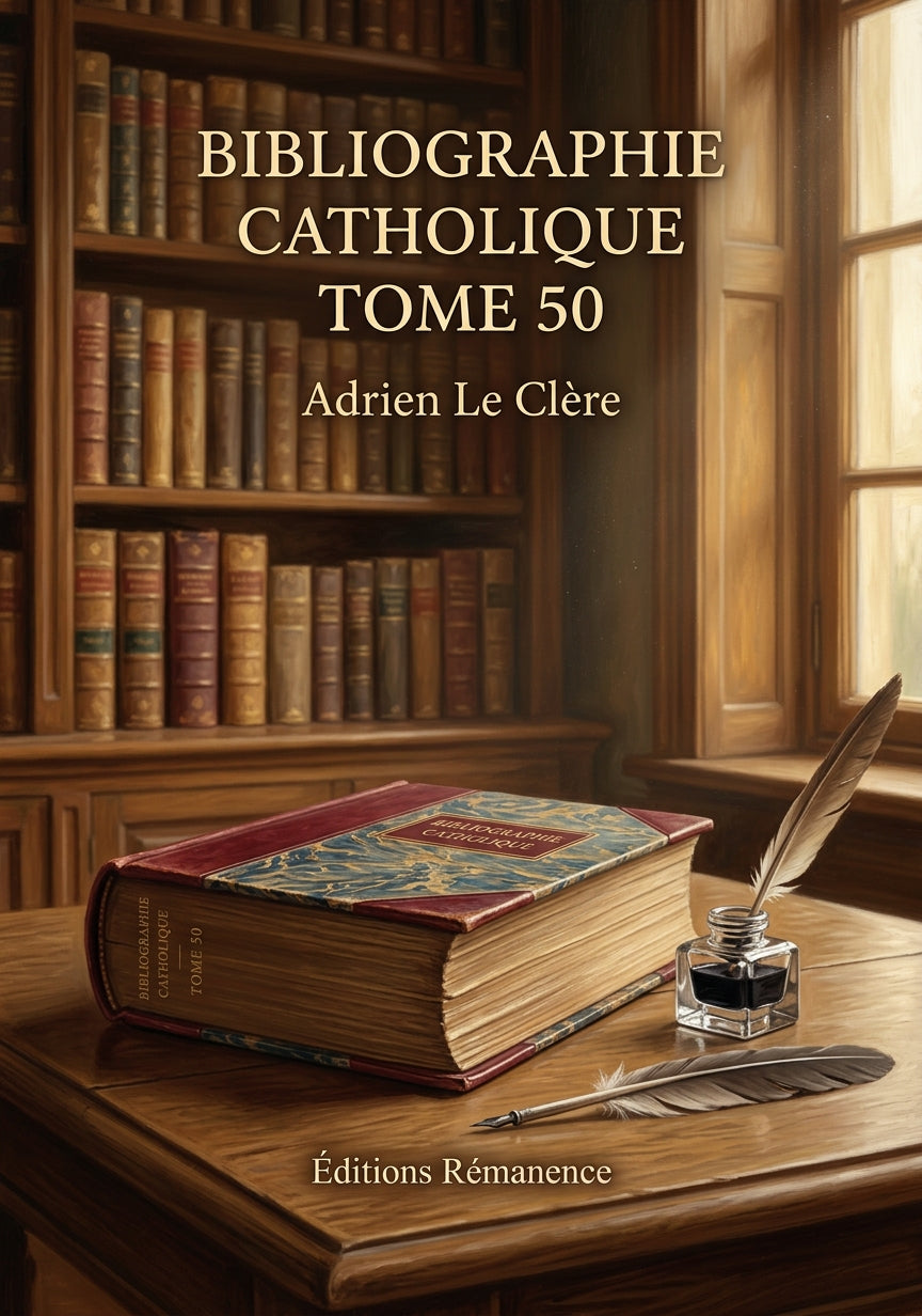 Bibliographie catholique Tome 50 - Adrien Le Clère (Couverture)
