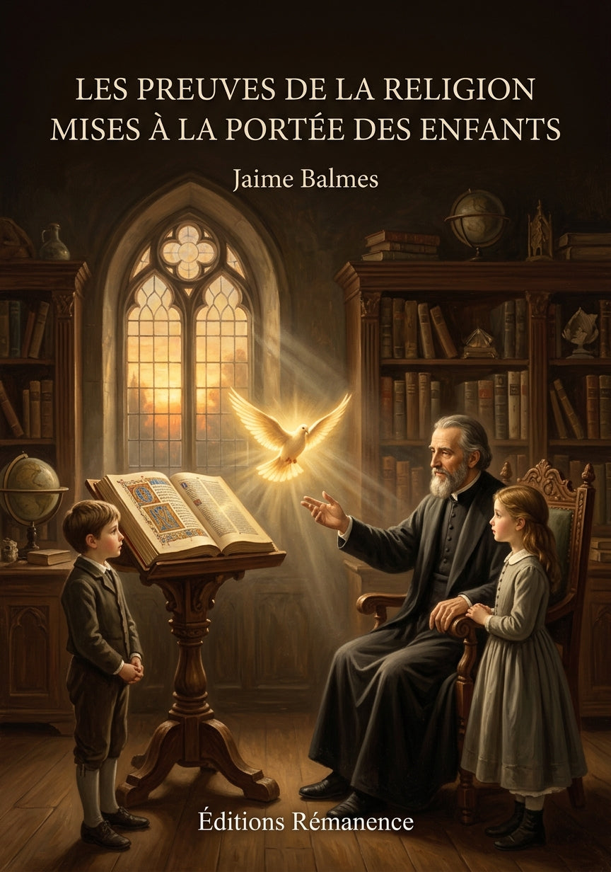 Les preuves de la religion mises à la portée des enfants - Jaime Balmes (Couverture)