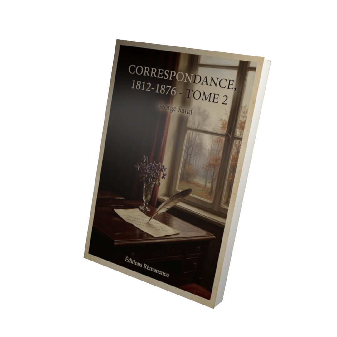 Correspondance, 1812-1876 - Tome 2 - George Sand (Vue 3D)