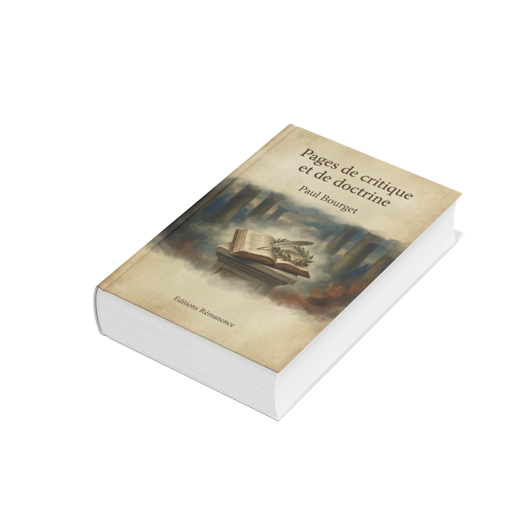 Nouvelles pages de critique et de doctrine – Paul Bourget