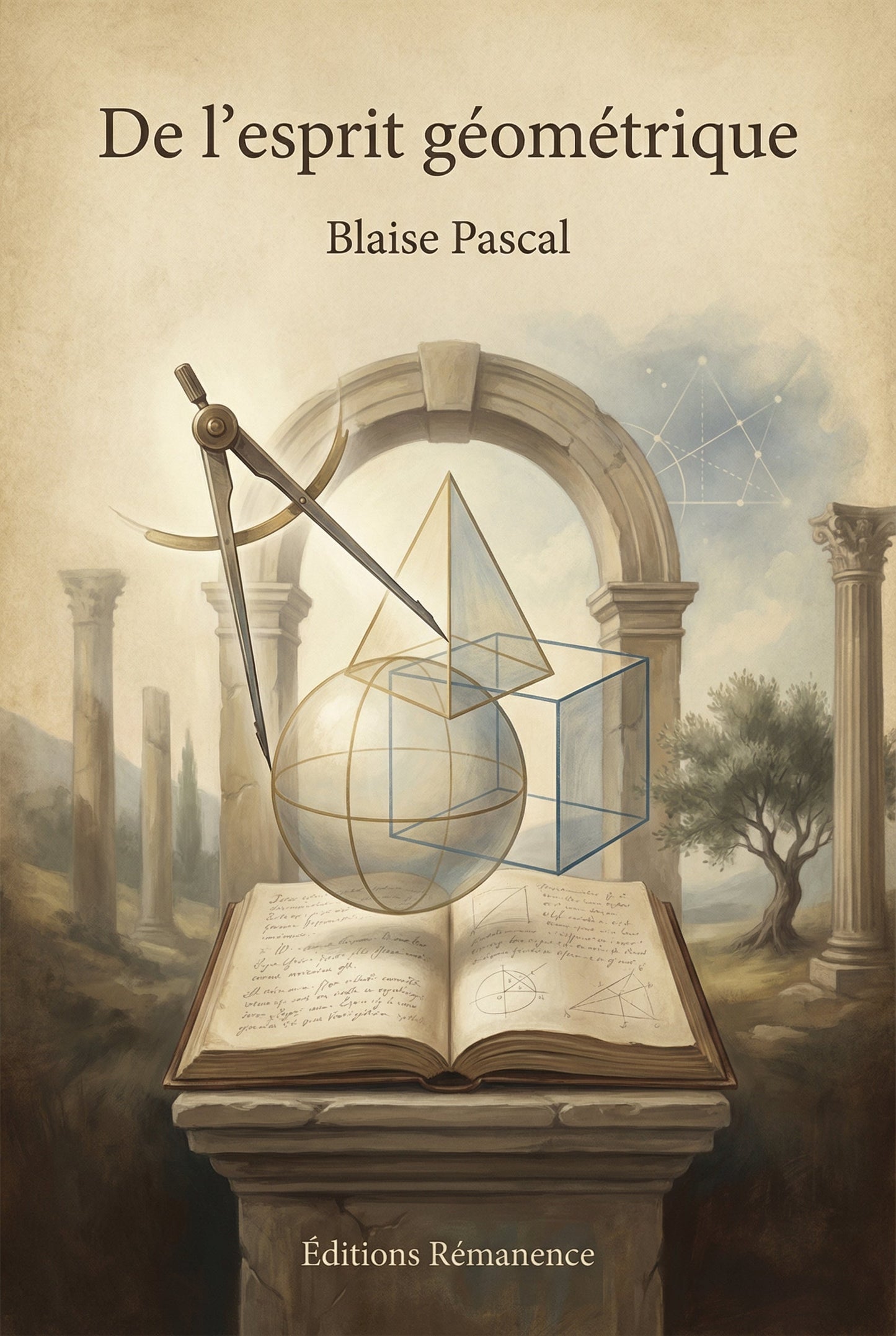Couverture du livre De l'esprit géométrique de Blaise Pascal