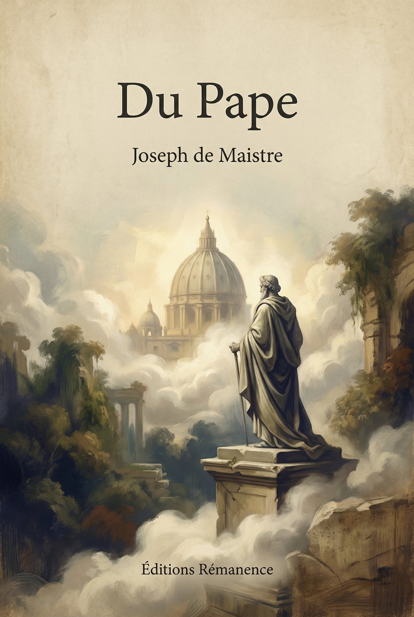 Couverture de l'ouvrage philosophique Du Pape de Joseph de Maistre