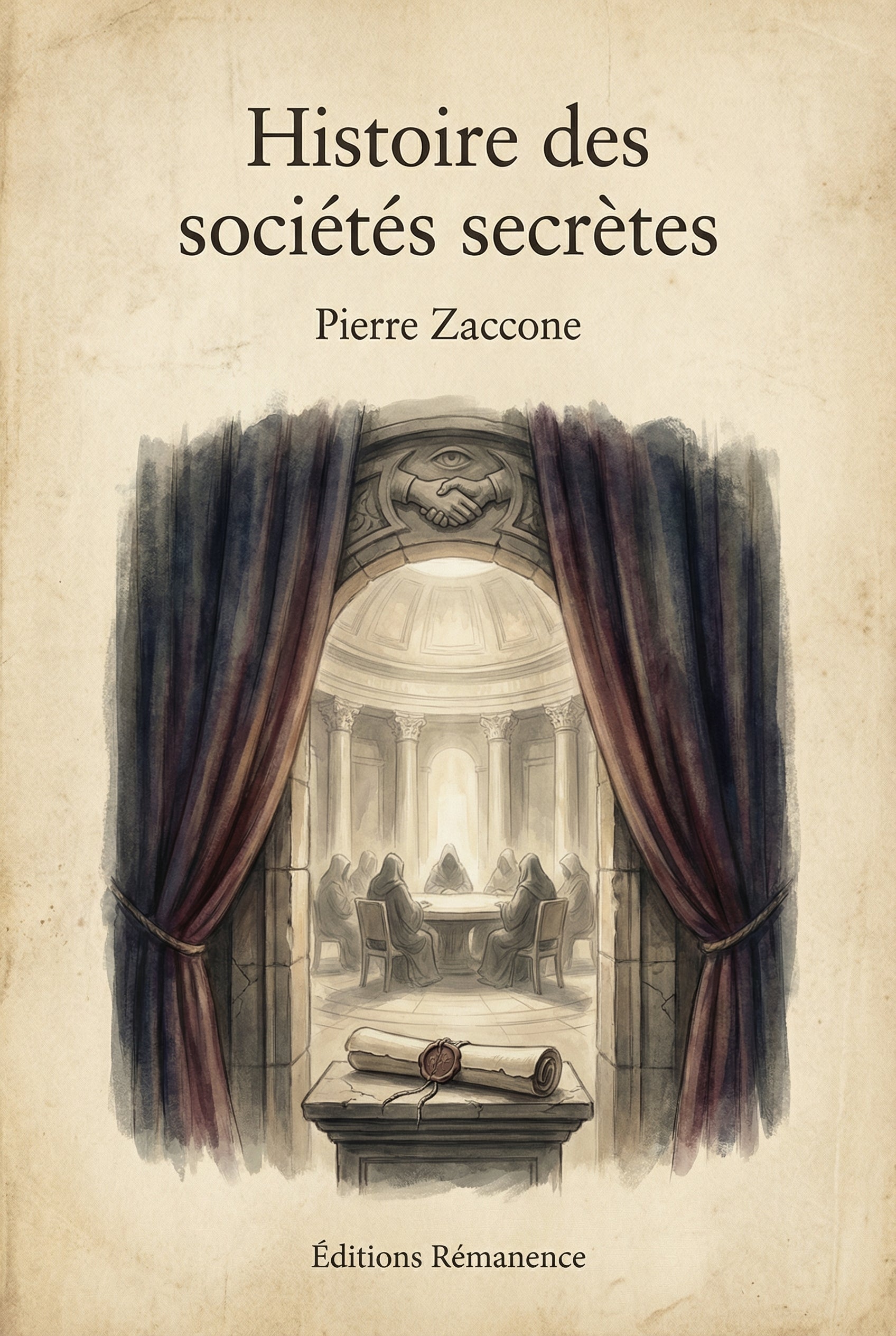 Couverture du livre Histoire des sociétés secrètes par Pierre Zaccone - Édition de référence sur l'ésotérisme