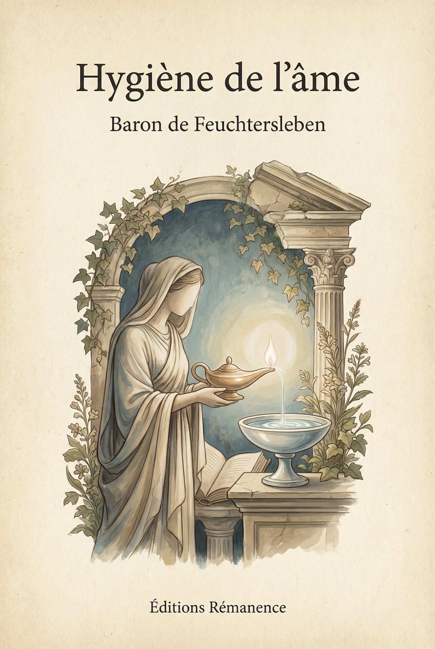 Couverture du livre Hygiène de l'âme par le Baron de Feuchtersleben, grand classique de la psychologie et de la philosophie.