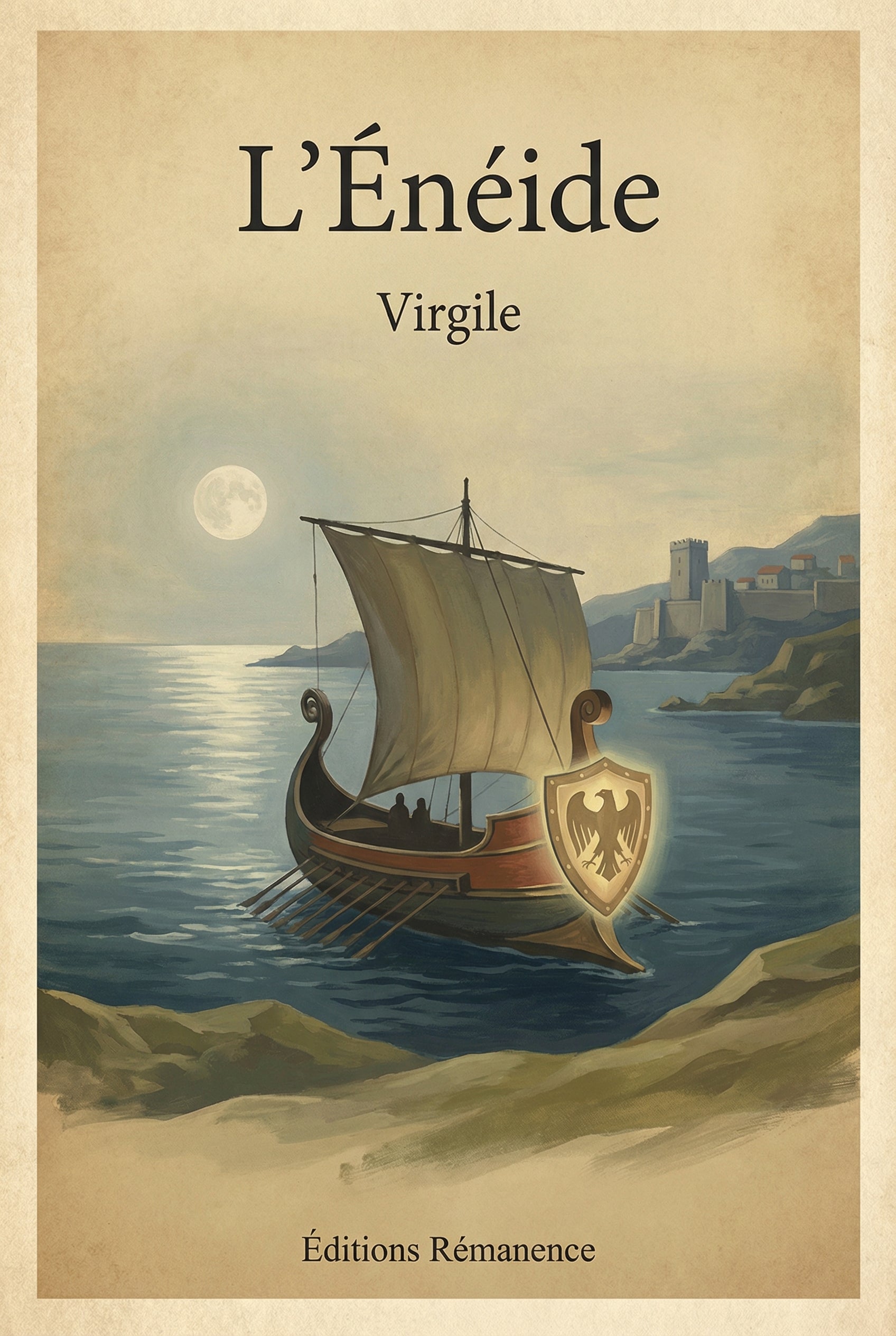 Couverture du livre L'Énéide de Virgile - Épopée latine classique