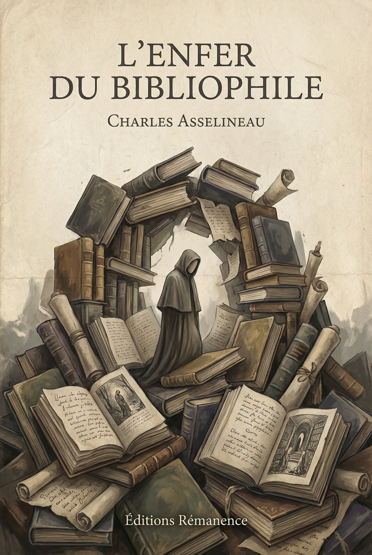 Couverture du livre L'Enfer du bibliophile de Charles Asselineau