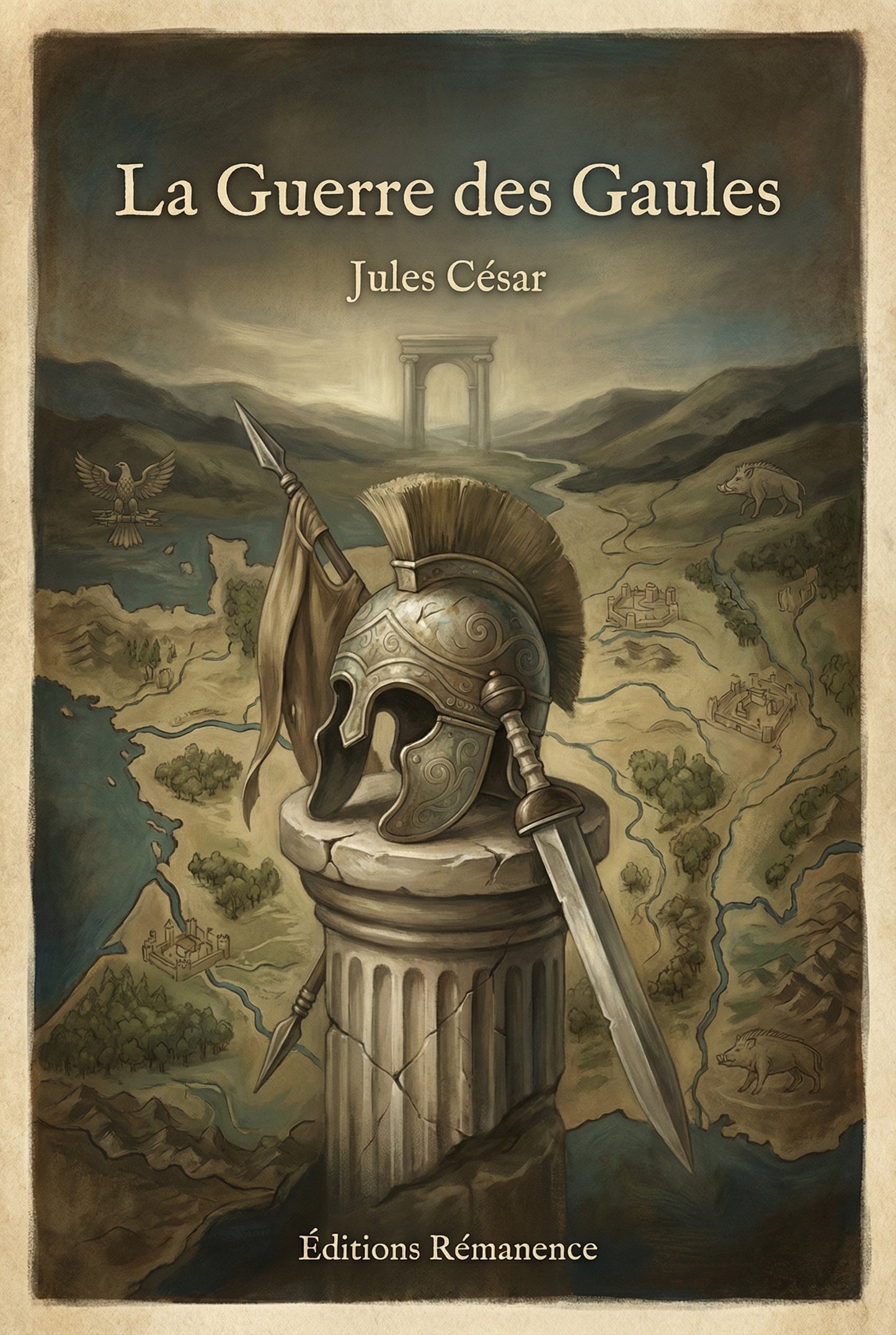 Couverture du livre La Guerre des Gaules par Jules César, édition classique