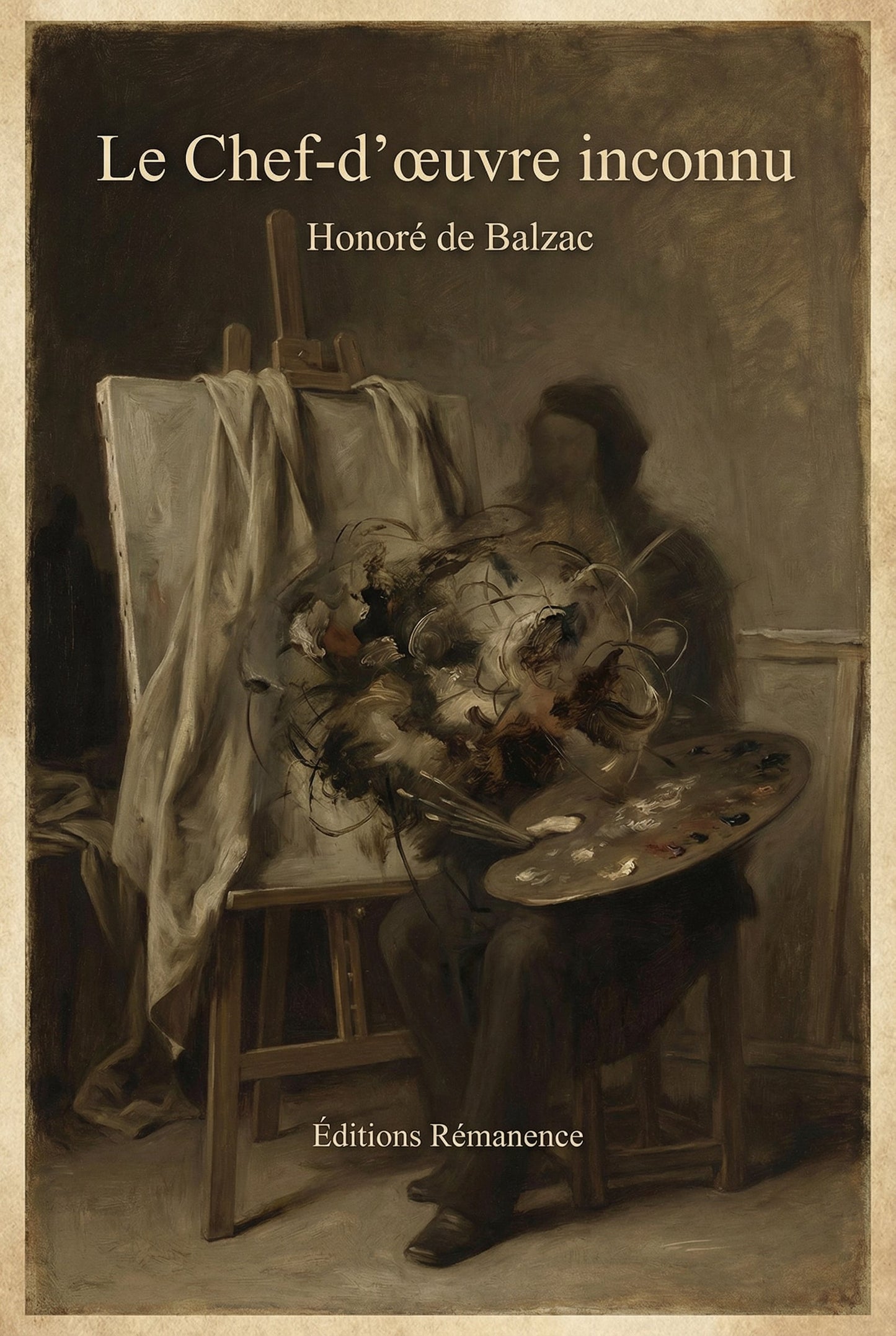 Couverture de Le Chef-d'œuvre inconnu de Honoré de Balzac, édition classique