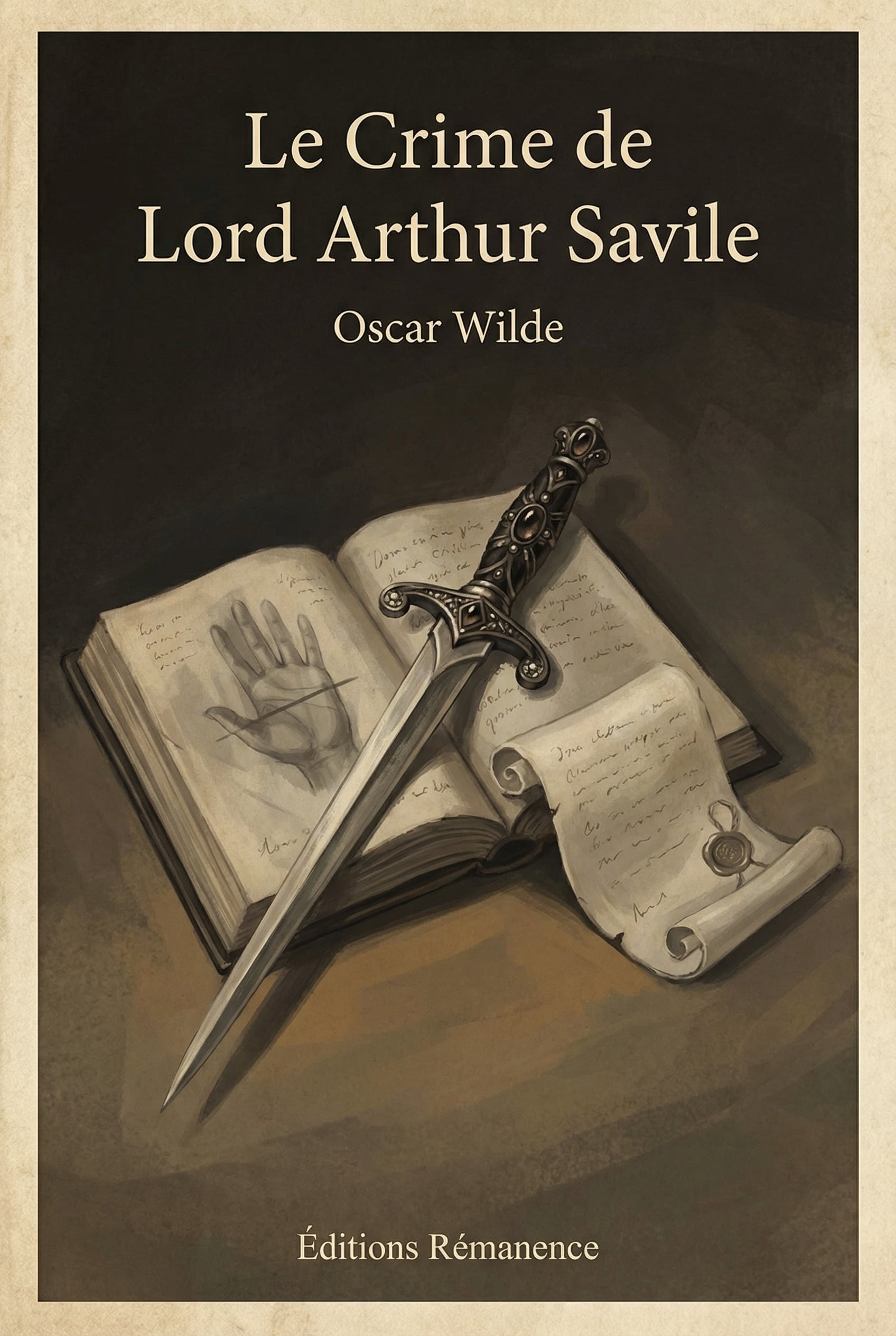 Couverture du livre Le Crime de Lord Arthur Savile d'Oscar Wilde