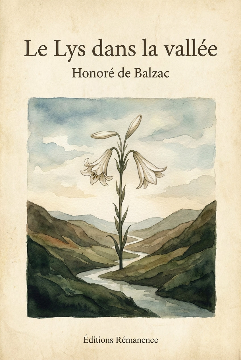 Couverture du roman Le Lys dans la vallée d'Honoré de Balzac