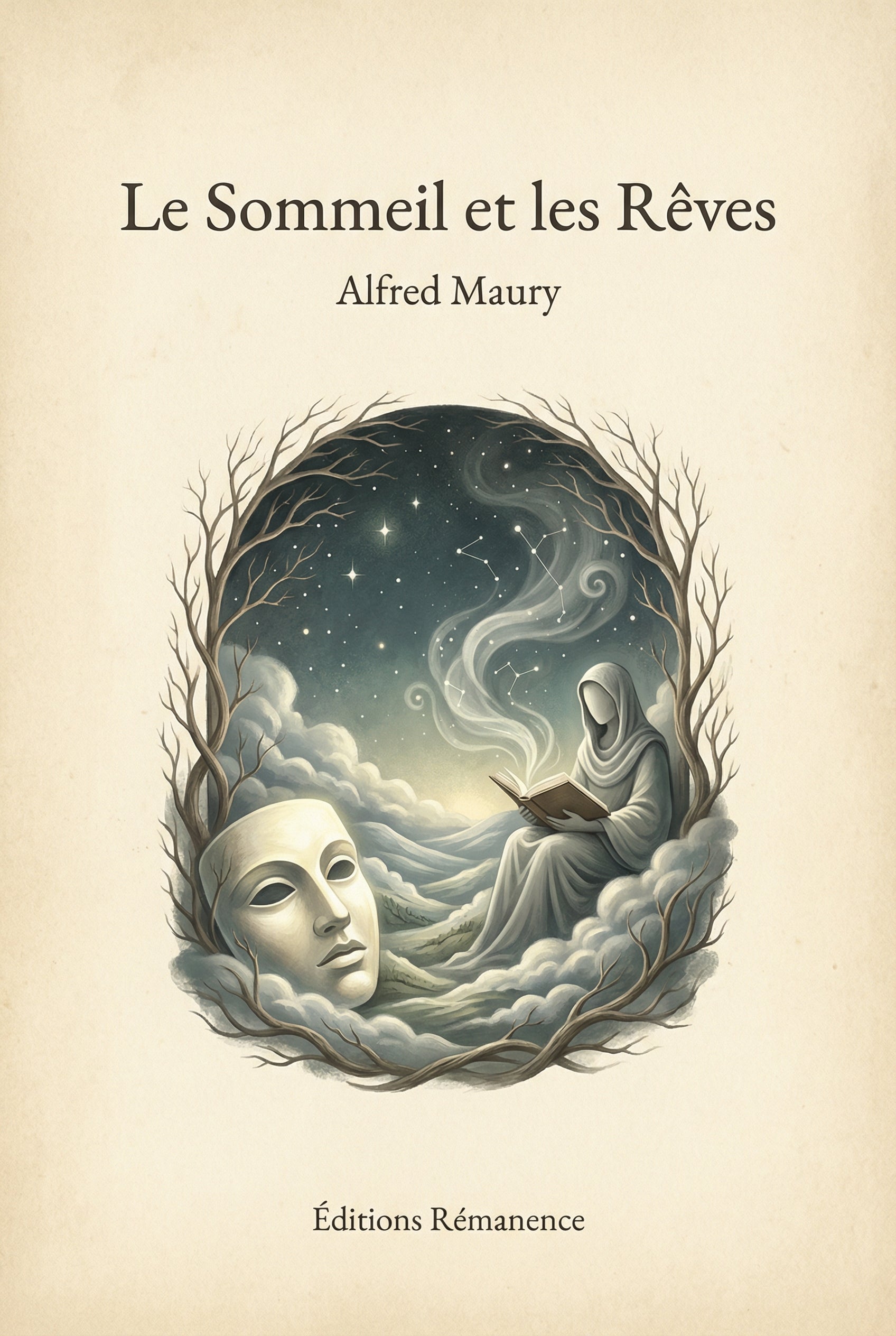 Livre ancien Le Sommeil et les Rêves d'Alfred Maury sur l'étude de l'inconscient