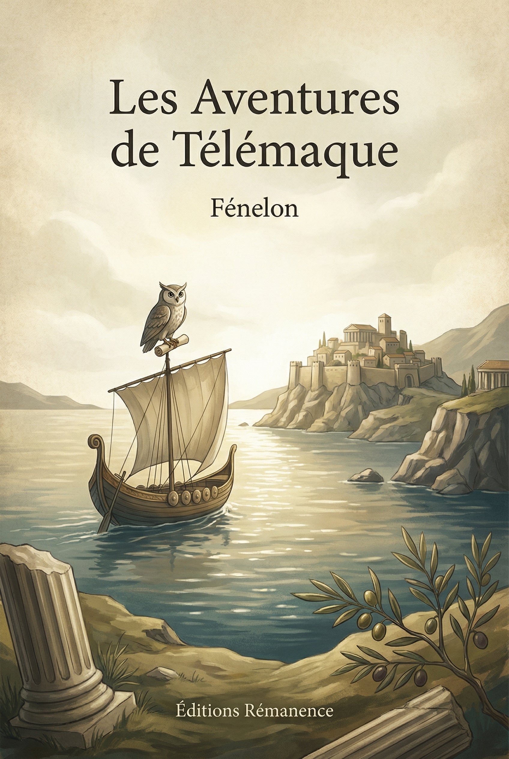 Couverture de l'ouvrage classique Les Aventures de Télémaque de Fénelon