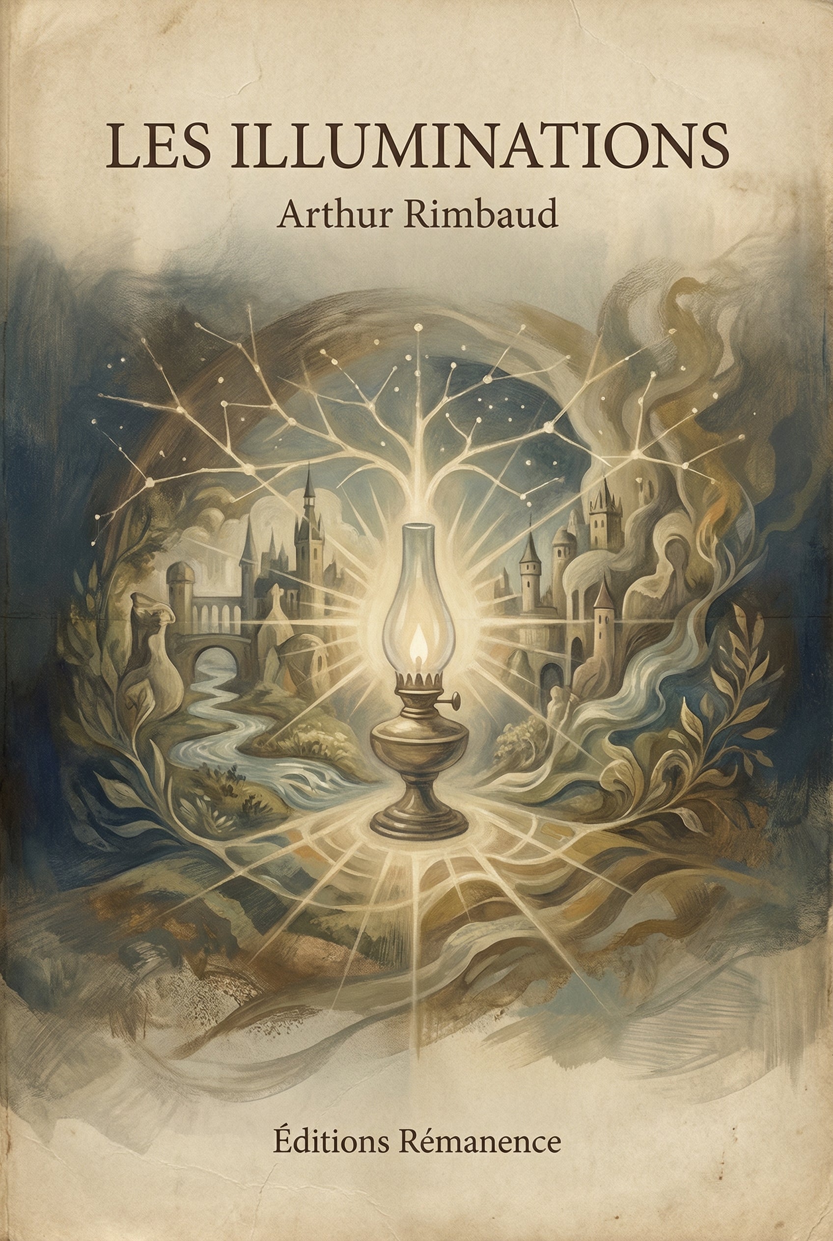 Édition reliée du recueil Les Illuminations d'Arthur Rimbaud