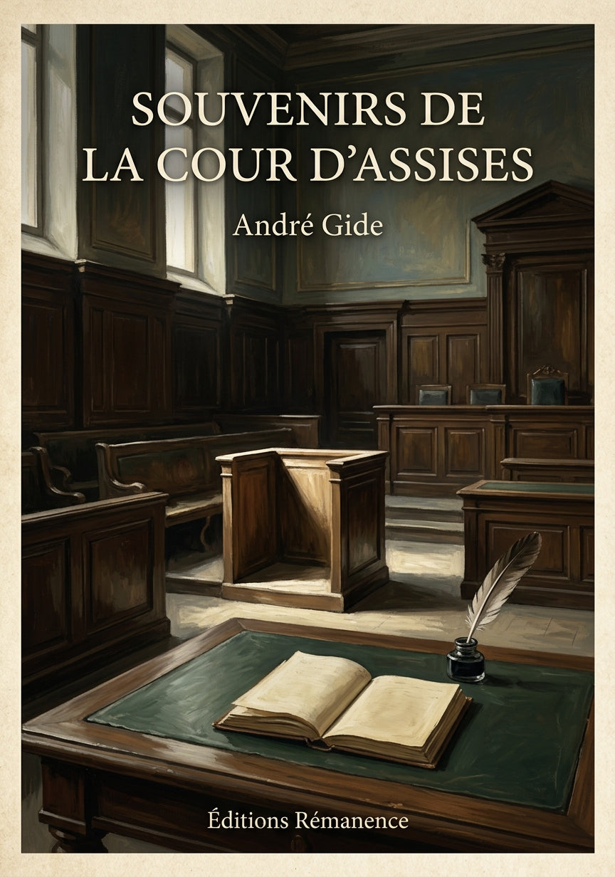 Souvenirs de la Cour d'Assises - Couverture