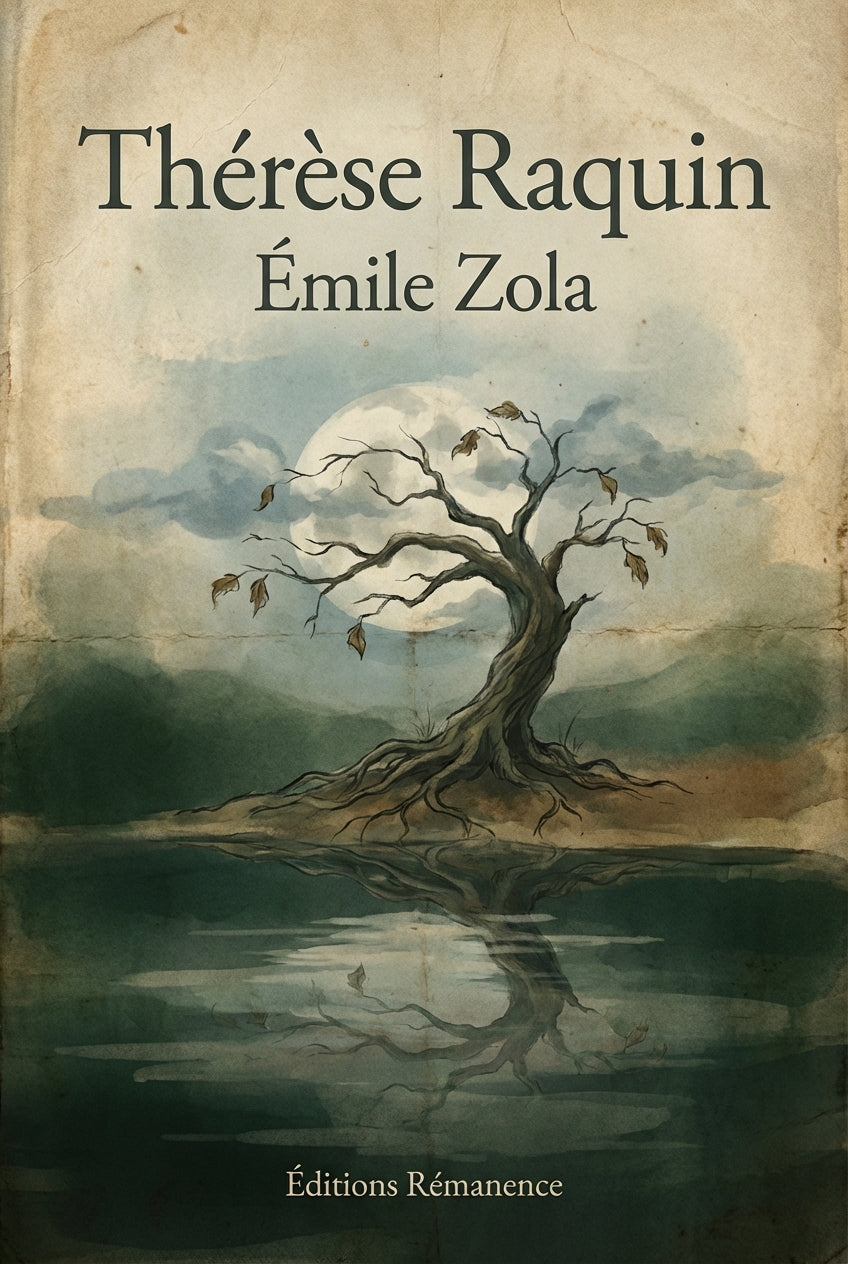 Couverture du roman naturaliste Thérèse Raquin d'Émile Zola