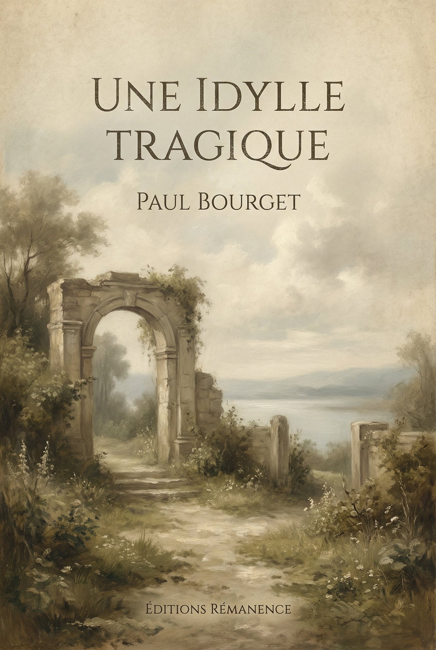 Couverture du roman classique Une idylle tragique de Paul Bourget