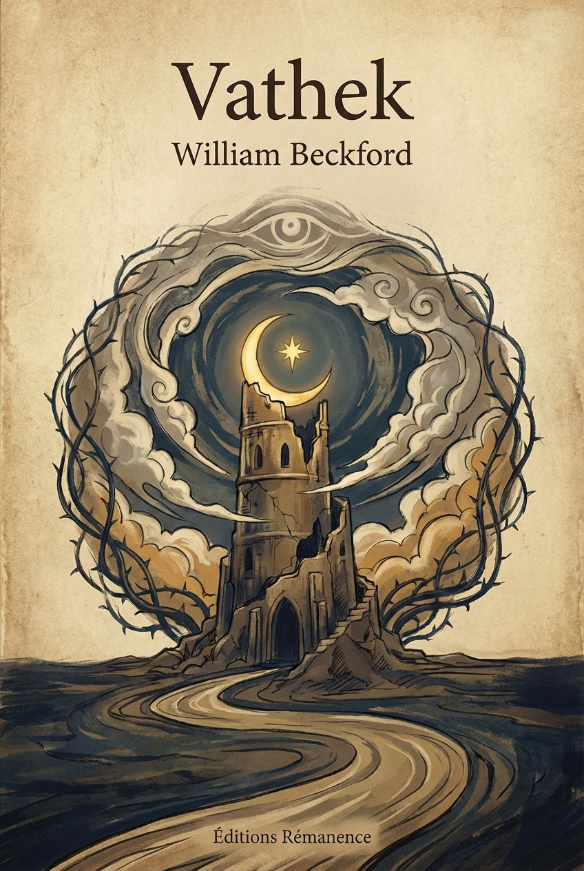 Couverture du livre Vathek de William Beckford, roman gothique orientaliste