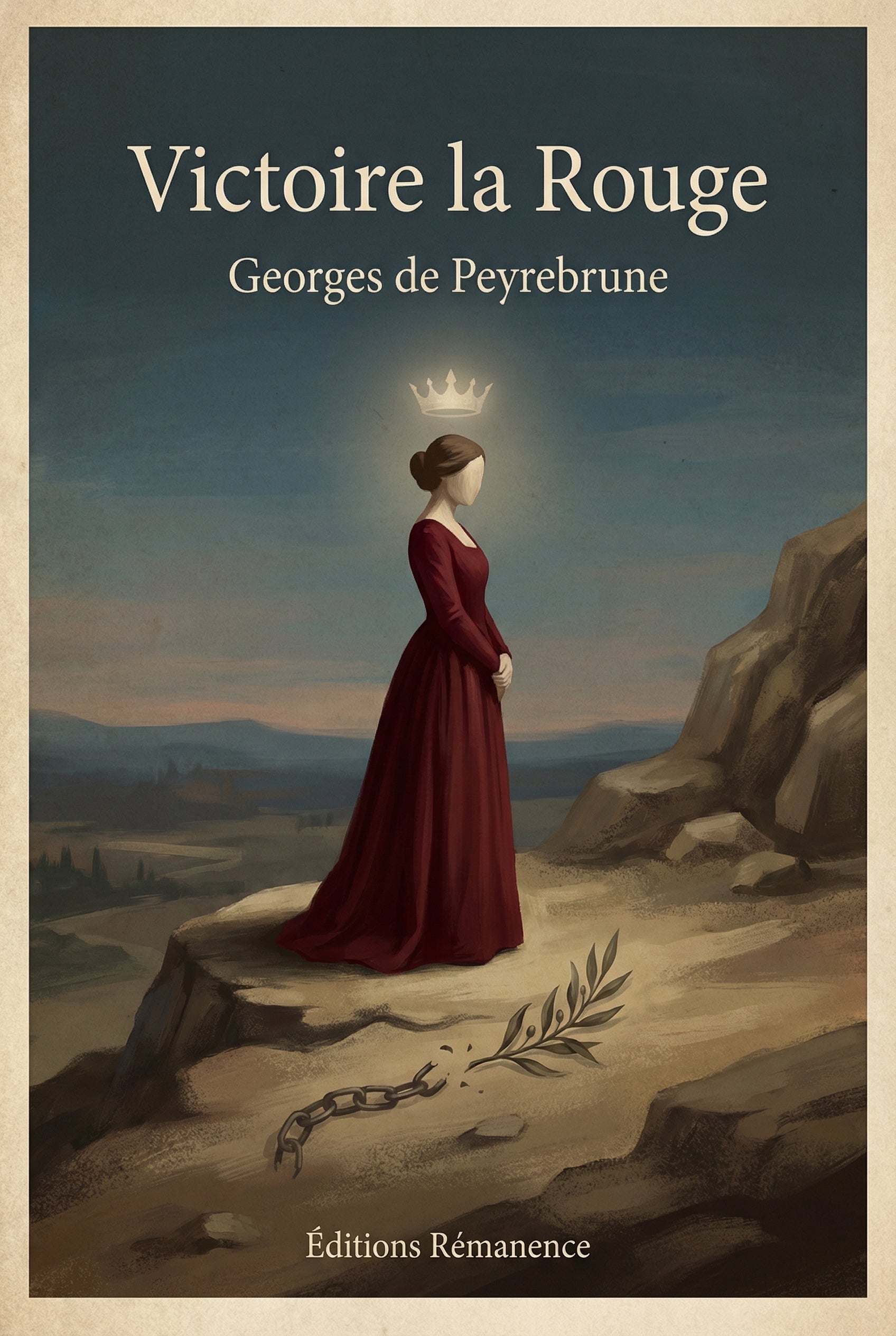 Couverture du livre Victoire la Rouge de Georges de Peyrebrune