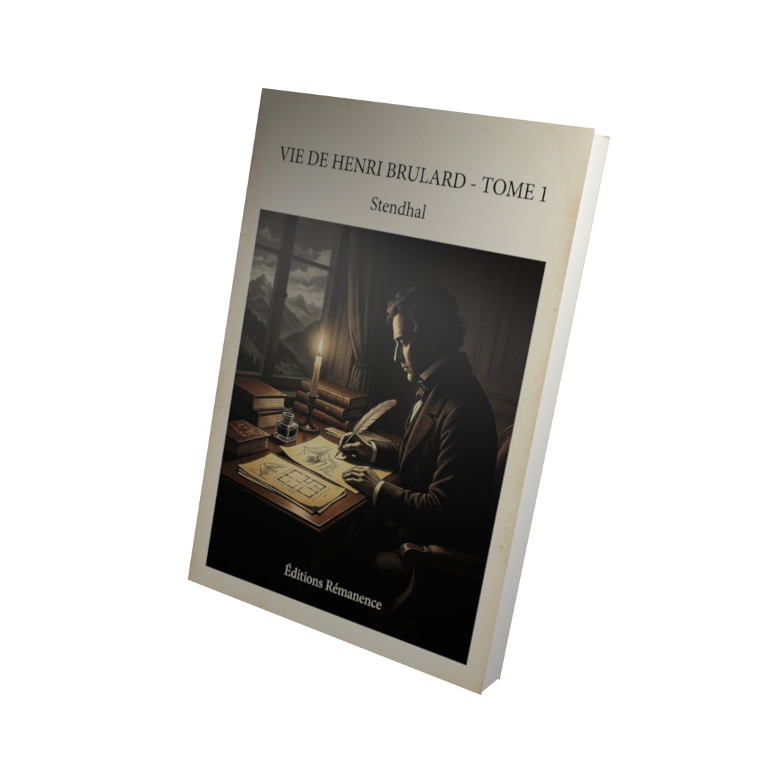 Vie de Henri Brulard - Tome 1 - Stendhal (Vue 3D)