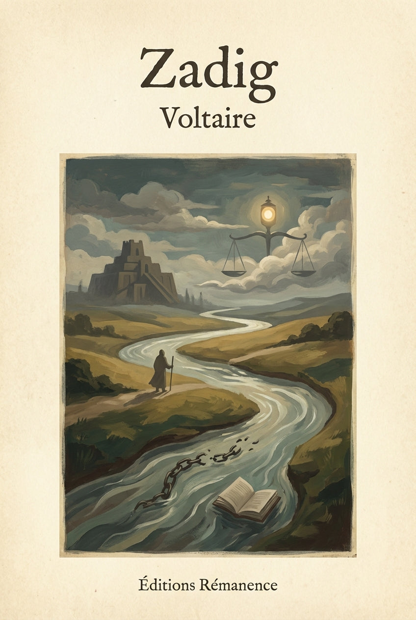 Couverture du livre Zadig de Voltaire - Édition classique