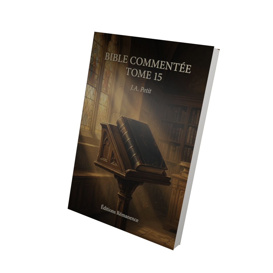 Bible commentée Tome 15 - J.A. Petit (Vue 3D)