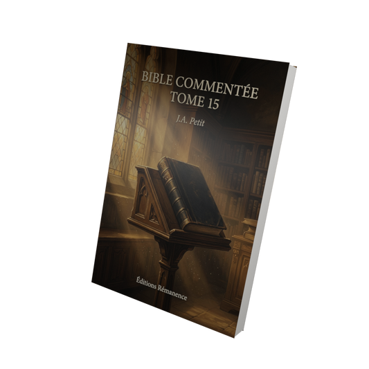 Bible commentée Tome 15 - J.A. Petit (Vue 3D)