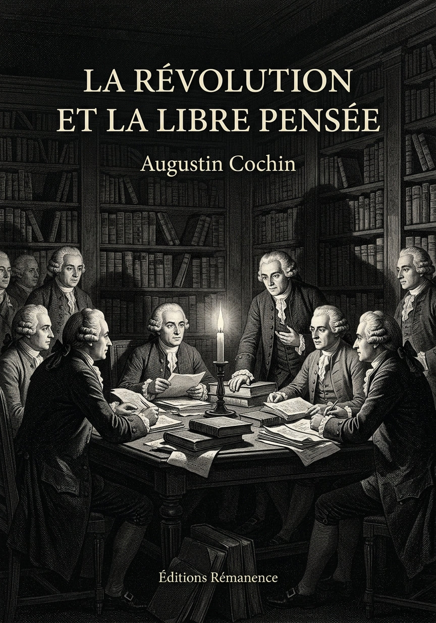 La révolution et la libre pensée - Augustin Cochin (Couverture)