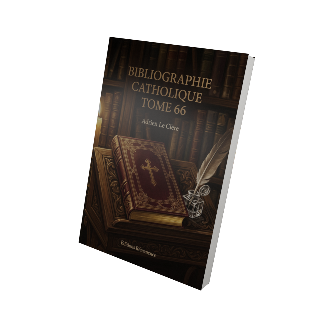 Bibliographie catholique Tome 66 - Adrien Le Clère (Vue 3D)