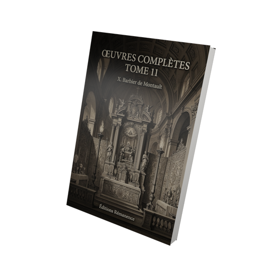 Oeuvres complètes Tome 11 - X. Barbier de Montault (Vue 3D)
