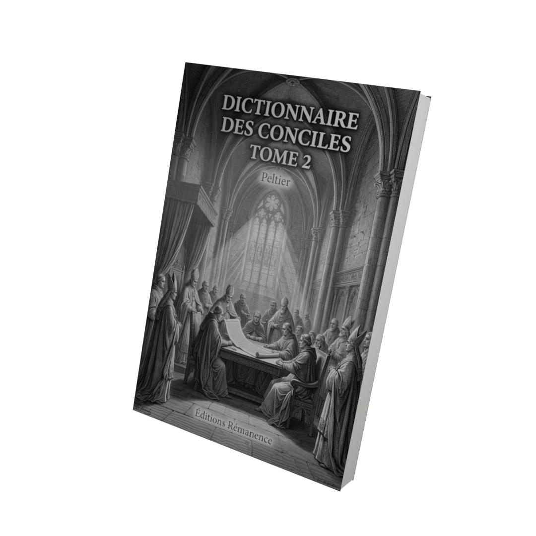 Dictionnaire des conciles Tome 2 - Peltier (Vue 3D)