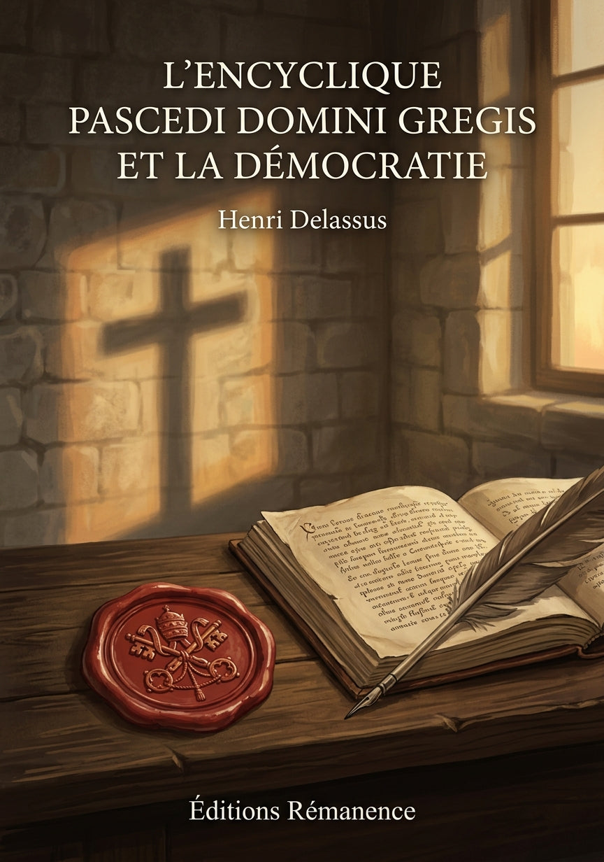 L'encyclique Pascedi domini gregis et la démocratie - Henri Delassus (Couverture)