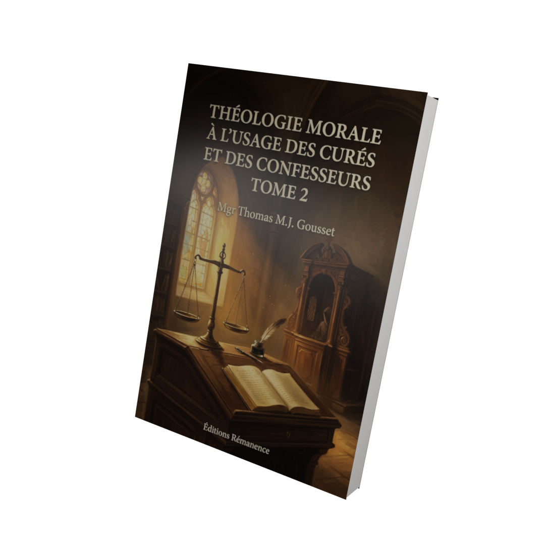 Théologie morale à l'usage des curés et des confesseurs Tome 2 - Mgr Thomas M.J. Gousset (Vue 3D)