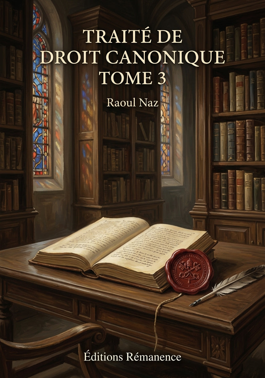 Traité de Droit canonique Tome 3 - Raoul Naz (Couverture)