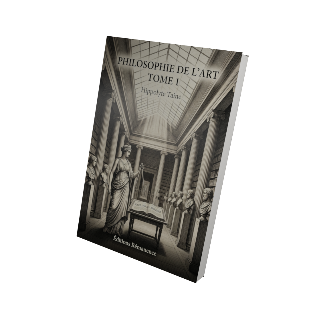 Philosophie de l'art Tome 1 - Hippolyte Taine (Vue 3D)