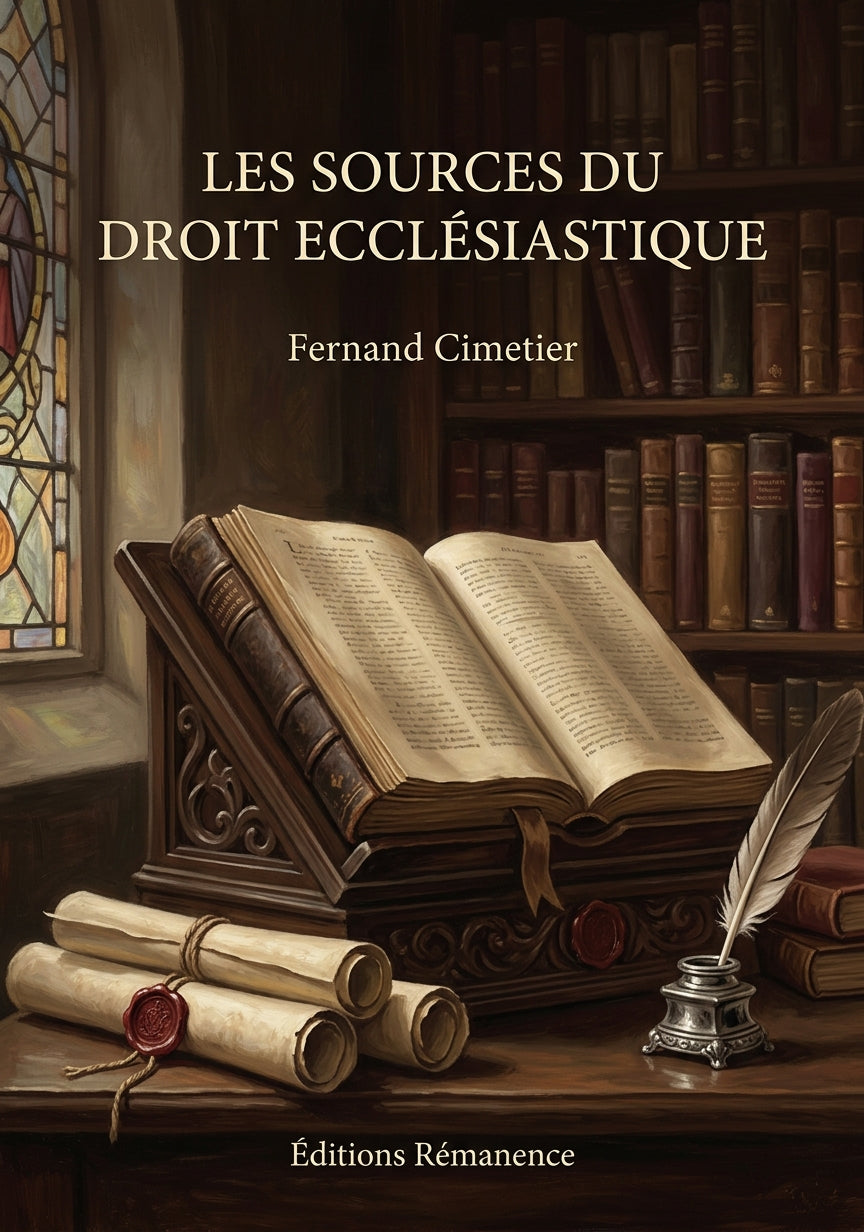 Les sources du droit ecclésiastique - Fernand Cimetier (Couverture)