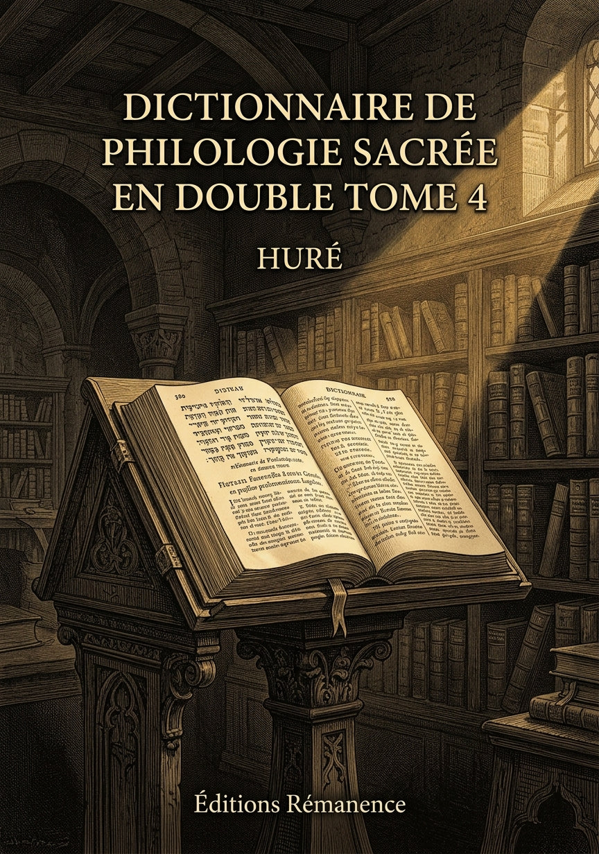 Dictionnaire de philologie sacrée en double Tome 4 - Huré (Couverture)