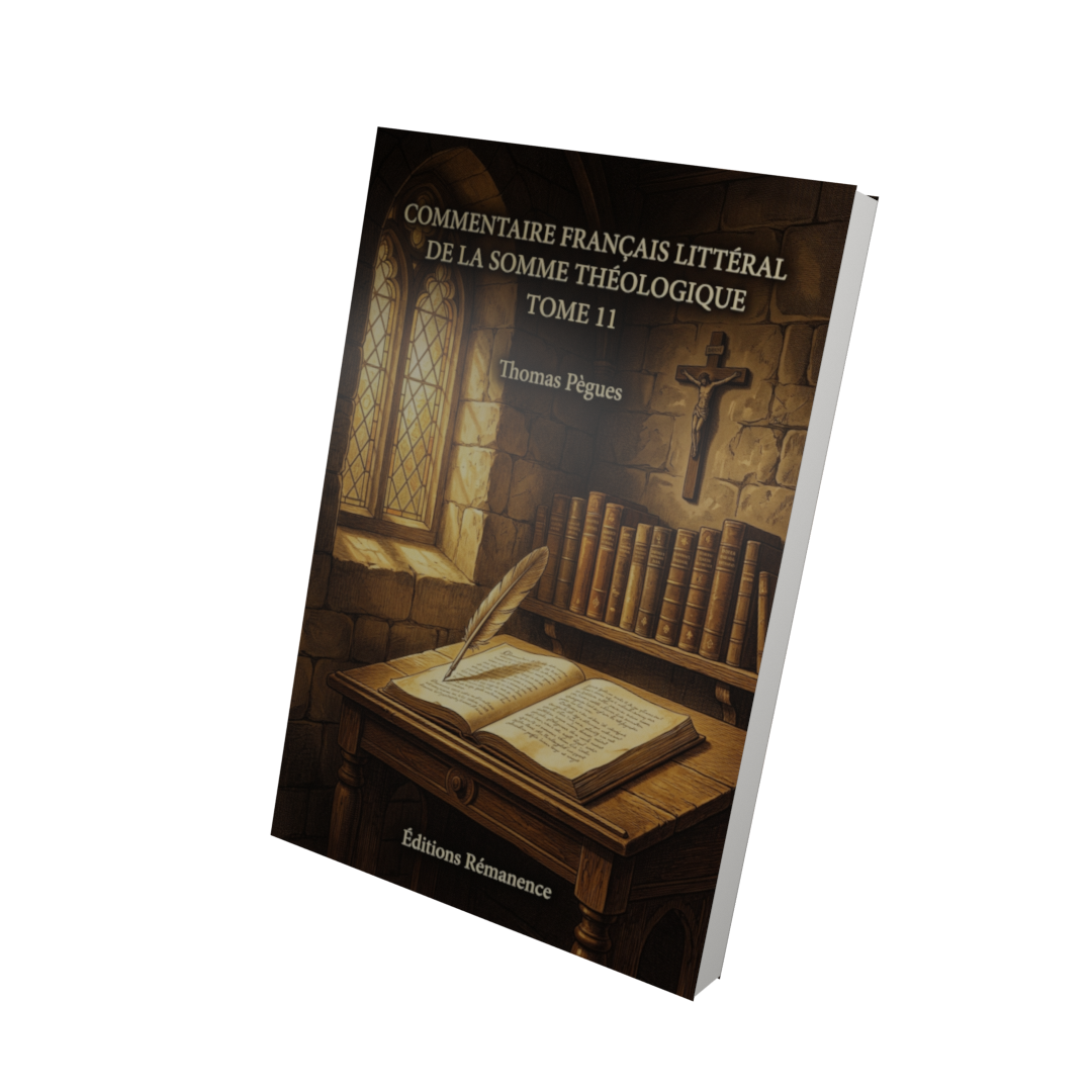 Commentaire français littéral de la Somme théologique Tome 11 - Thomas Pègues (Vue 3D)