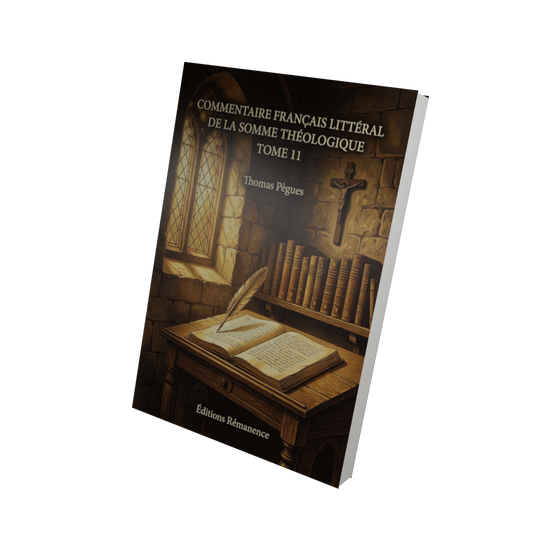Commentaire français littéral de la Somme théologique Tome 11 - Thomas Pègues (Vue 3D)