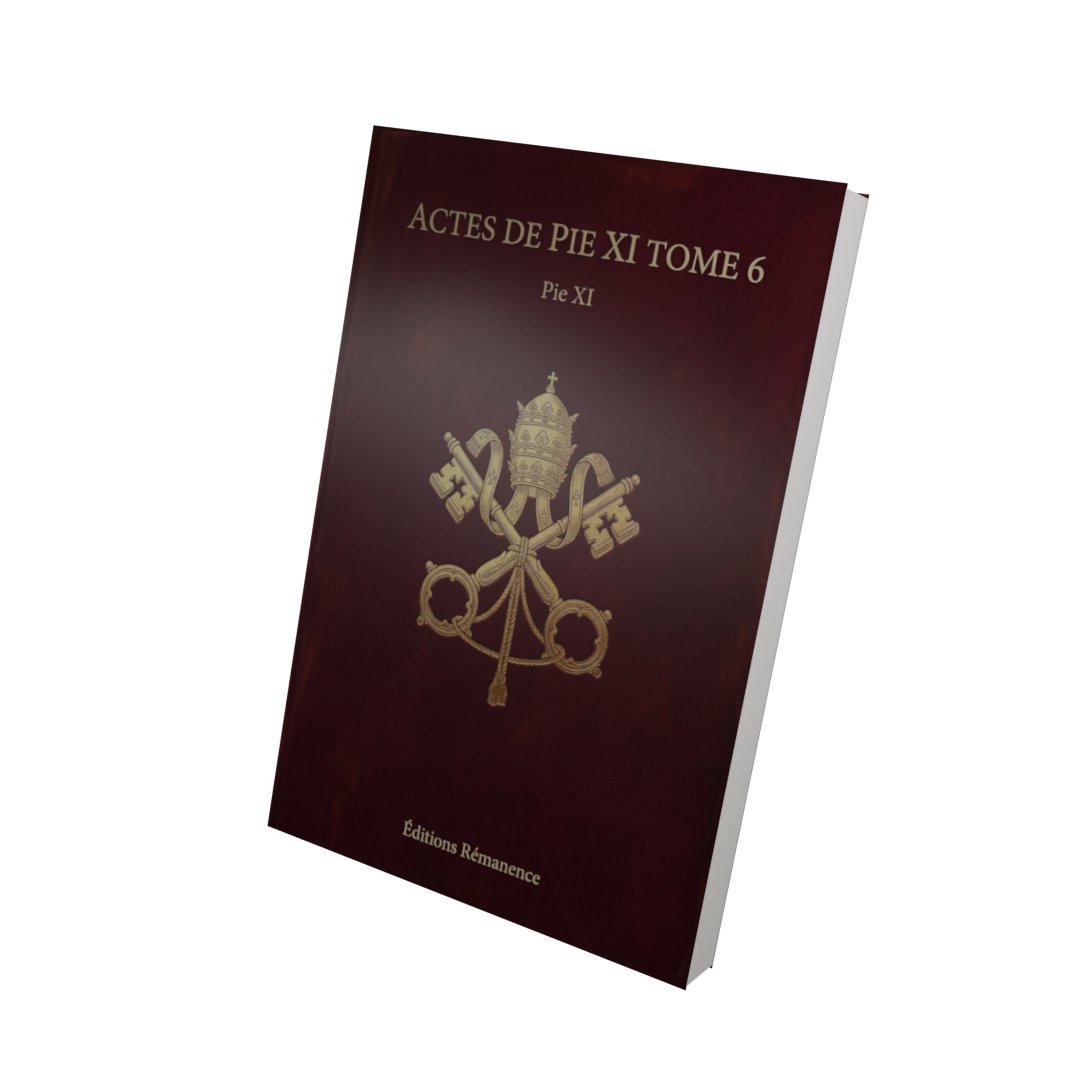 Actes de Pie XI Tome 6 - Pie XI (Vue 3D)
