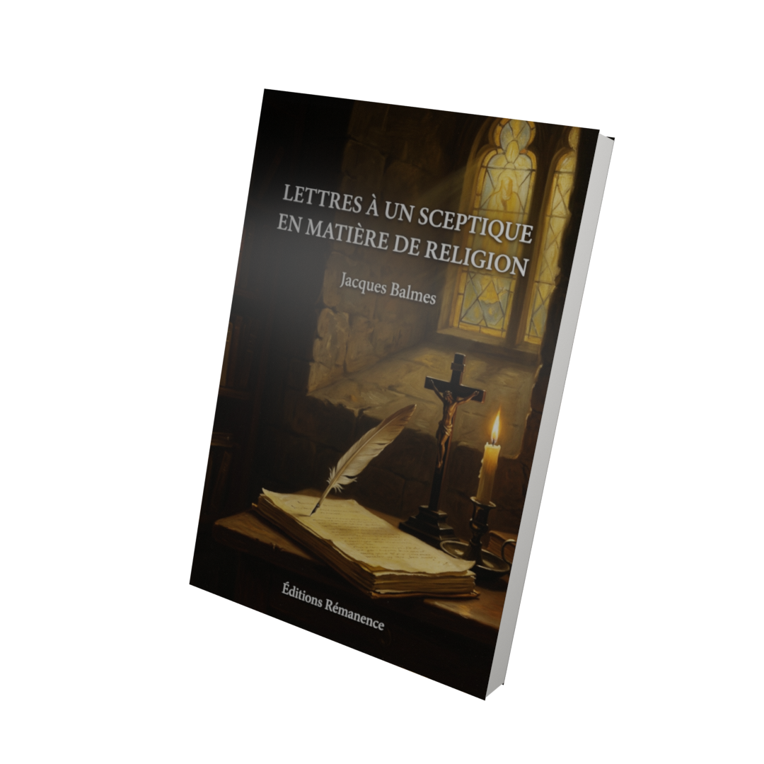 Lettres à un sceptique en matière de religion - Jacques Balmes (Vue 3D)