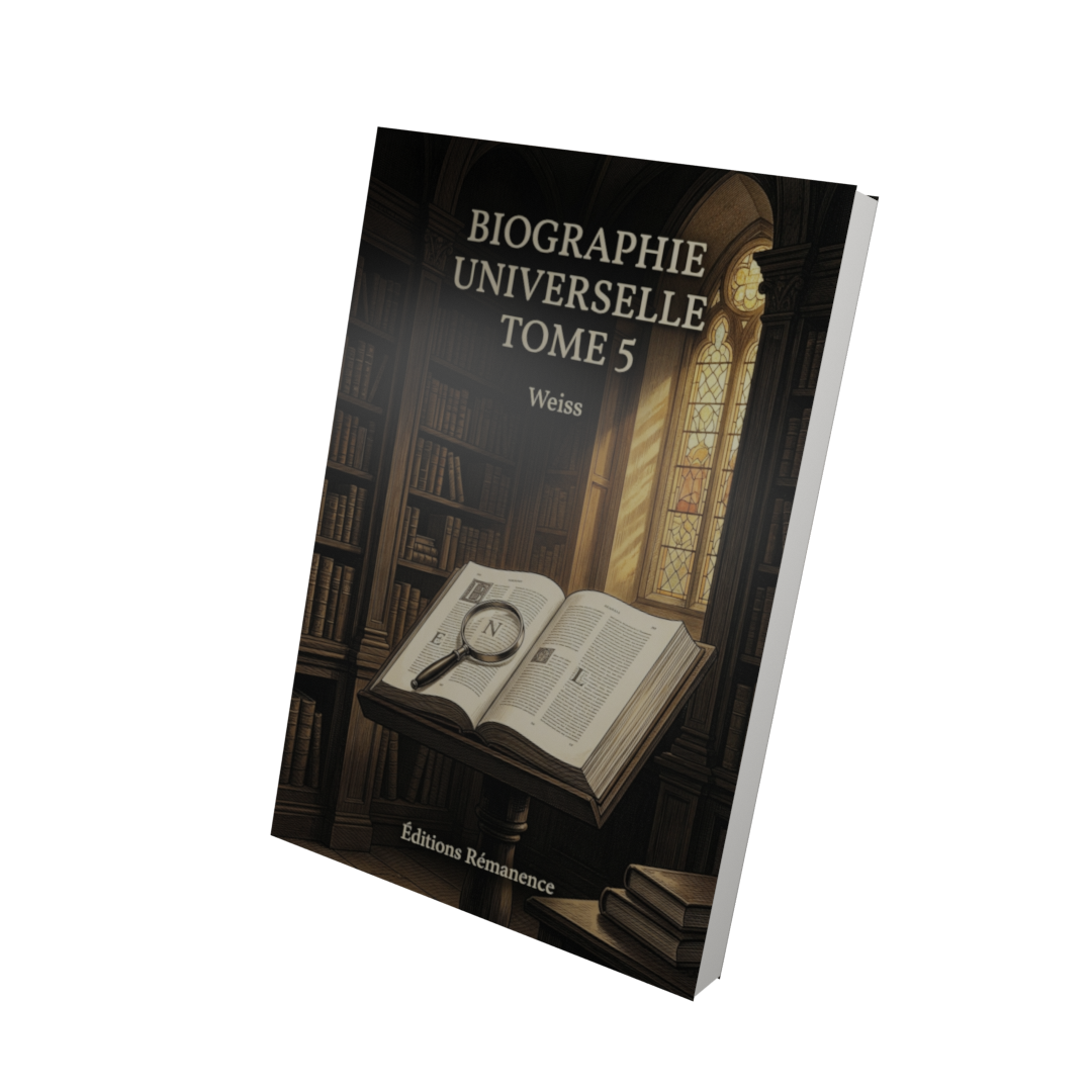 Biographie universelle Tome 5 - Weiss (Vue 3D)