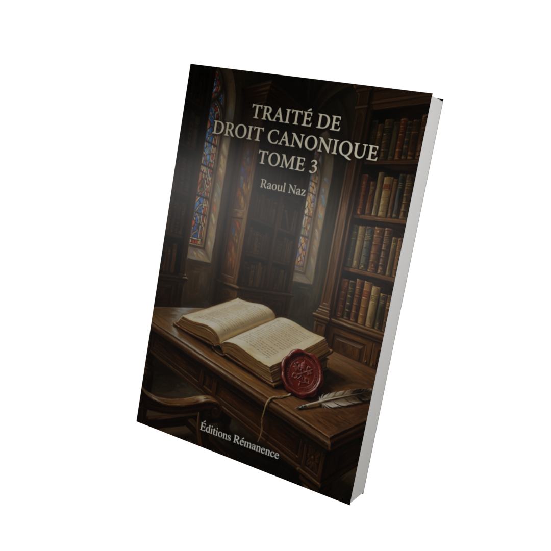 Traité de Droit canonique Tome 3 - Raoul Naz (Vue 3D)