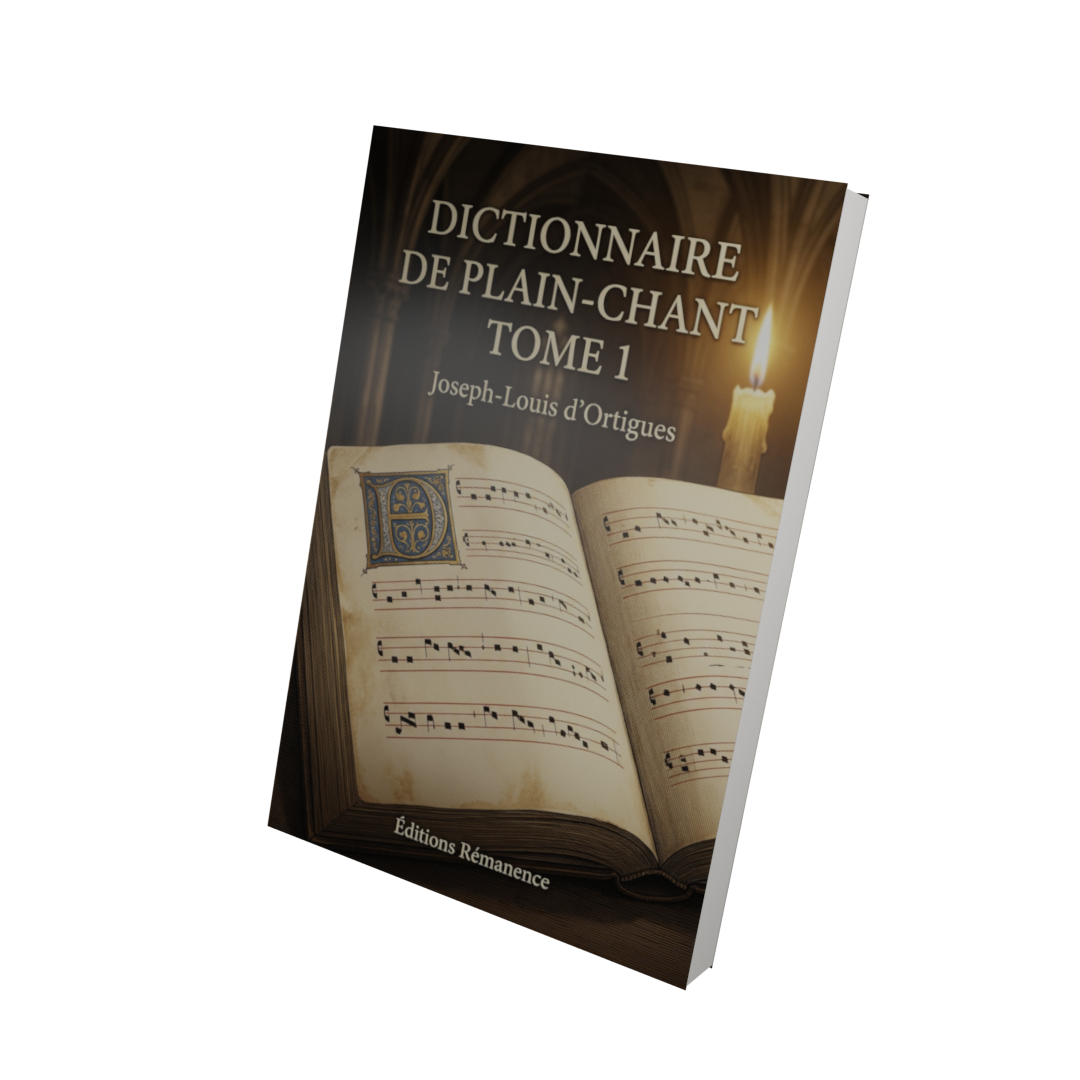 Dictionnaire de plain-chant Tome 1 - Joseph-Louis d'Ortigues (Vue 3D)