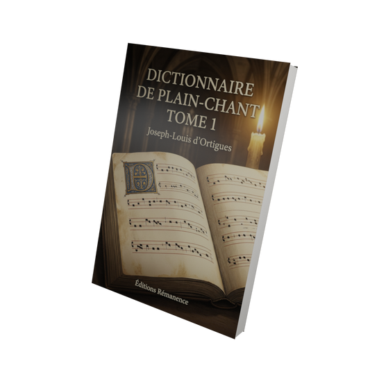 Dictionnaire de plain-chant Tome 1 - Joseph-Louis d'Ortigues (Vue 3D)