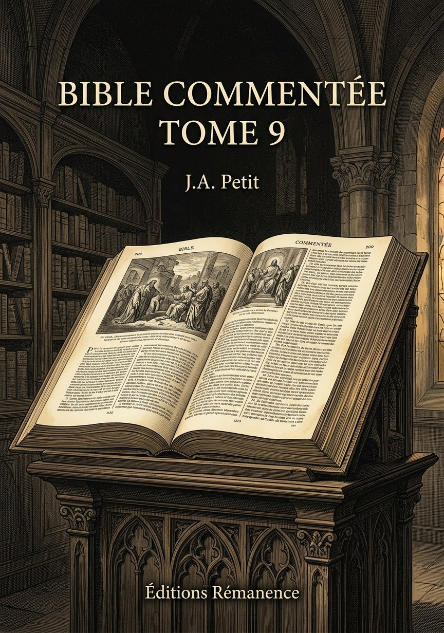 Bible commentée Tome 9 - J.A. Petit (Couverture)