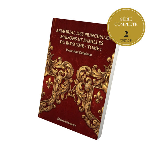 Armorial des principales maisons et familles du royaume – série complète en 2 tomes