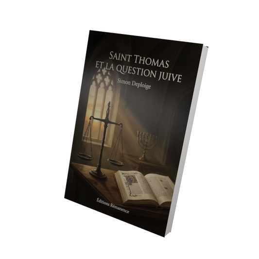 Saint Thomas et la question juive - Simon Deploige (Vue 3D)