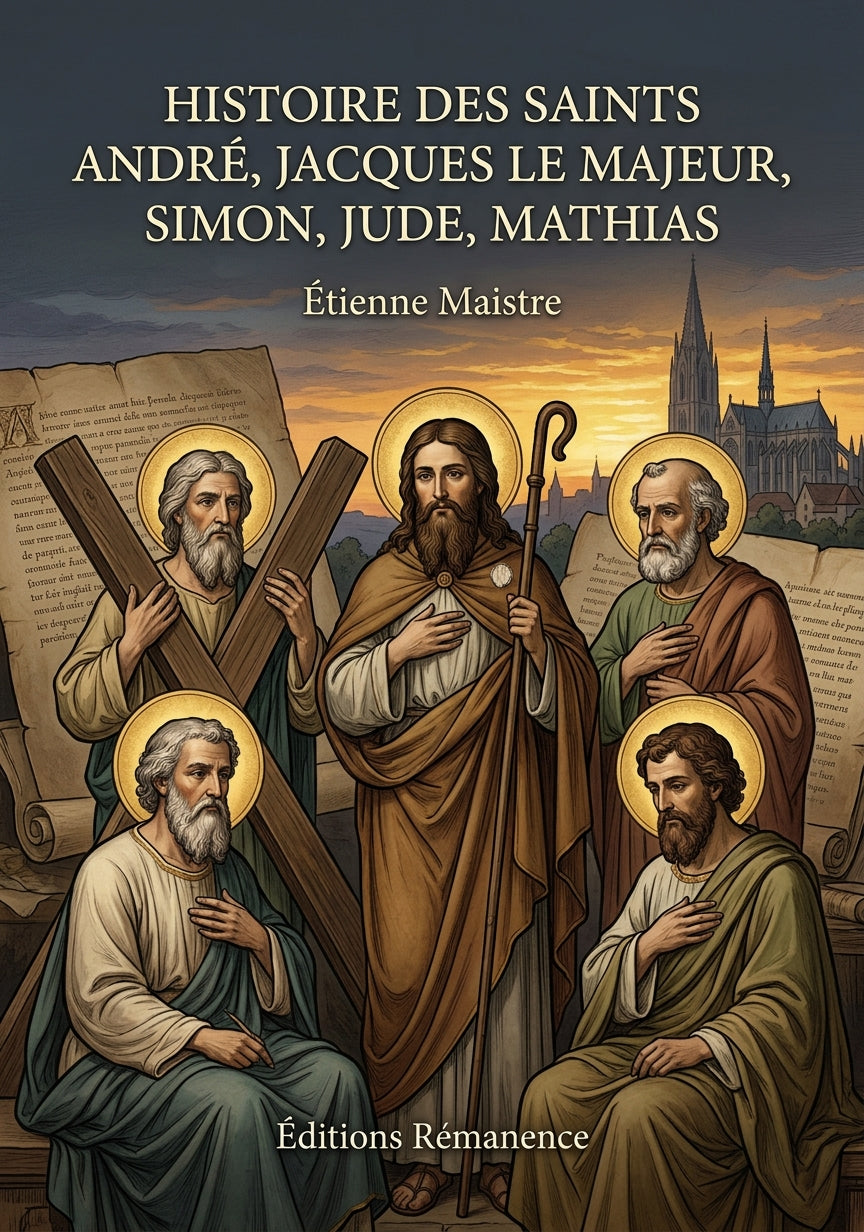 HIstoire des saints André, Jacques le Majeur, Simon, Jude, Mathias - Étienne Maistre (Couverture)
