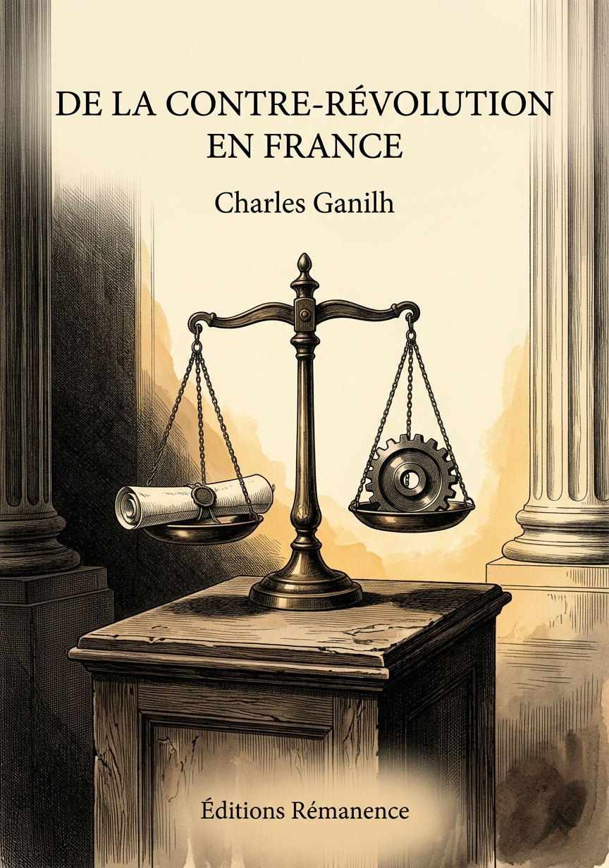 De la contre-révolution en France - Charles Ganilh (Couverture)