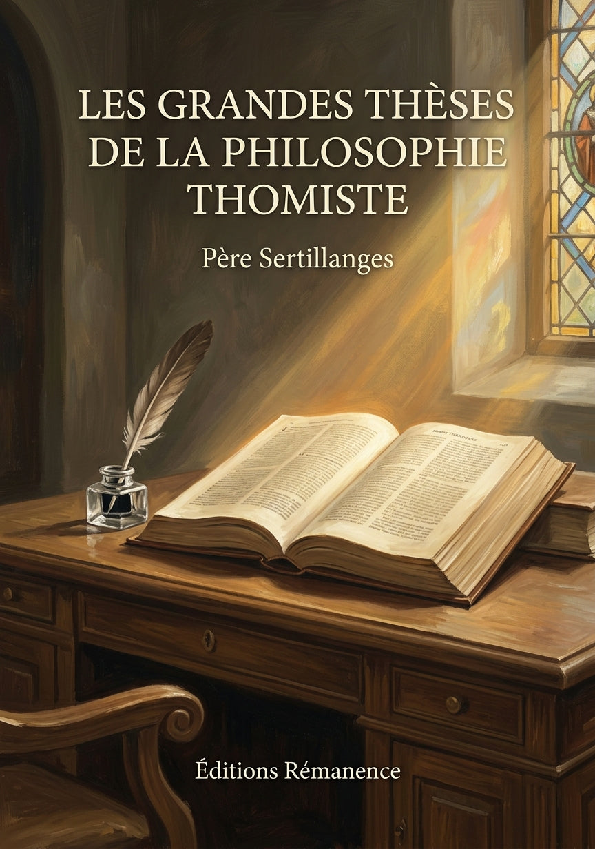 Les grandes thèses de la philosophie thomiste - Père Sertillanges (Couverture)